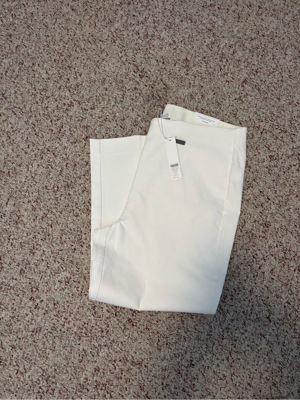 Chico's Cream Cropped Dress Pants
